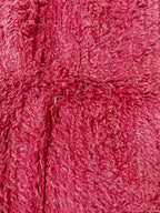 Red & Pink Moroccan Wool Rug – Handmade Modern Berber Carpet